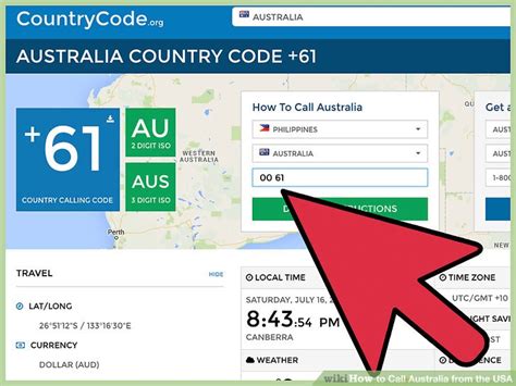 how to call australian mobile from usa